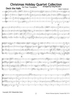 Christmas Holiday Quartet Collection von Greg McLean 