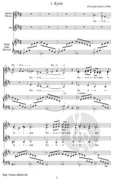 Kyrie, Sanctus & Agnus Die (Download) 