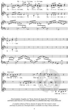 Kyrie, Sanctus & Agnus Die (Download) 