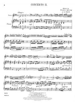 Concerto No. 2 in E Major von Johann Sebastian Bach 