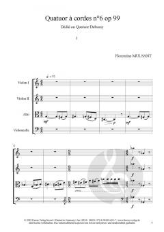 Quatuor à Cordes no. 6 op. 99 
