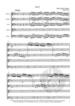 3 Arien von Maria Teresa Agnesi 