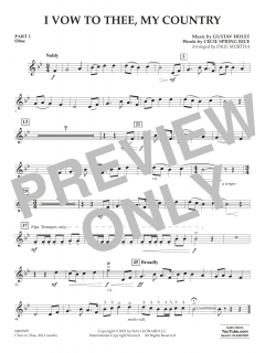 I Vow To Thee, My Country von Gustav Holst (Download) 