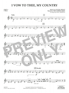 I Vow To Thee, My Country von Gustav Holst (Download) 