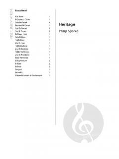 Heritage von Philip Sparke 