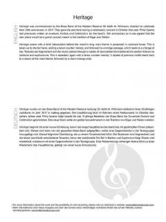 Heritage von Philip Sparke 