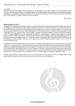 Symphony No. 1 The Lord of the Rings 