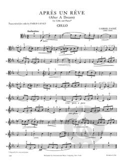 Après un rêve op. 7/1 von Gabriel Fauré 