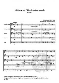 Häämarssi von Toivo Kuula 