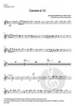 Canzon à 12 von Giovanni Gabrieli 