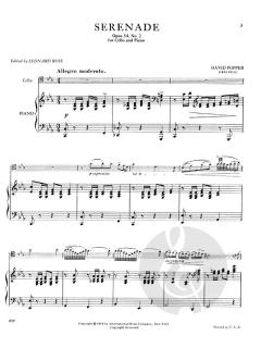 Serenade, Op. 54 No. 2 von David Popper 