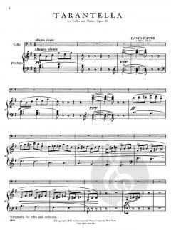 Tarantella, Op. 33 von David Popper im Alle Noten Shop kaufen