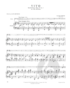 Vito, Op. 54 No. 5 von David Popper 