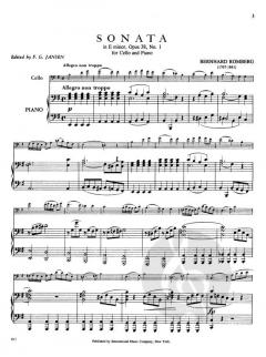 Sonata in E minor, Op. 38 No. 1 von Philippe Romberg 