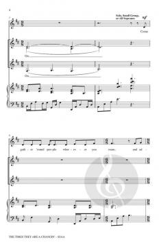 The Times They Are A-Changin' von B. Dylan 