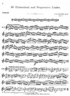 Elementary And Progressive Studies Op. 20 Book 1 von Heinrich Ernst Kayser 