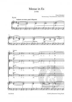 Messe in Es D 950 von Franz Schubert 