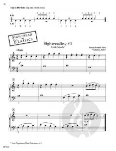 Preparatory Piano Sightreading von Nancy Faber 