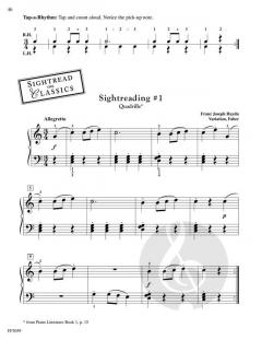 Preparatory Piano Sightreading 1 von Nancy Faber 