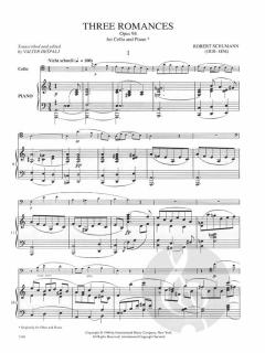 3 Romances, Op. 94 von Robert Schumann 