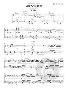 4 Anklänge von David Philip Hefti 