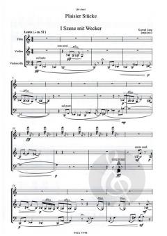 Plaisierstücke von Konrad Lang 