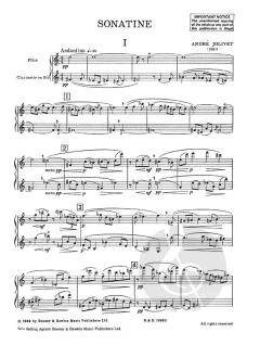 Sonatine von André Jolivet 
