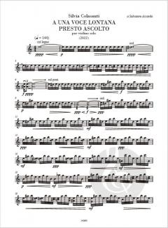 A una voce lontana presto ascolto 