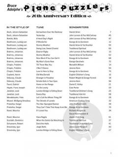 Bruce Adolphe's Piano Puzzlers-20th Anniversary Edition 