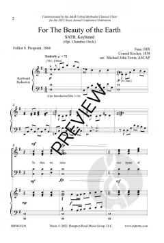 For the Beauty of the Earth 