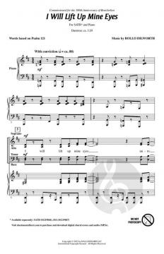 I Will Lift Up Mine Eyes 