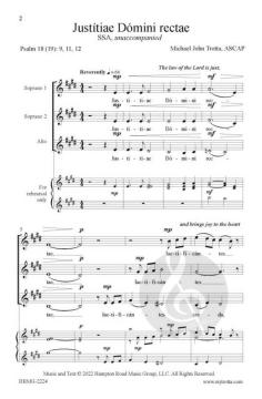 Justitiae Domine von Michael John Trotta 
