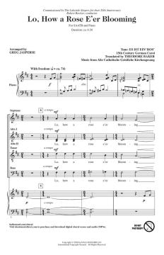 Lo, How A Rose E'er Blooming 
