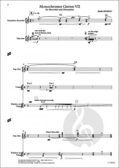 Monochromer Garten 7 