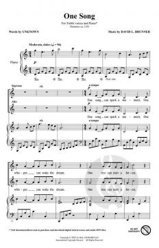 One Song von David L. Brunner 