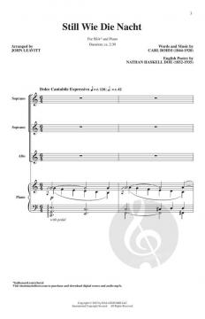 Still wie die Nacht von Carl Bohm 