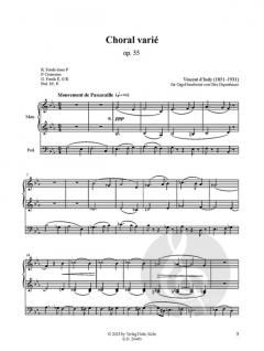 Choral varié op. 55  von Vincent d'Indy 