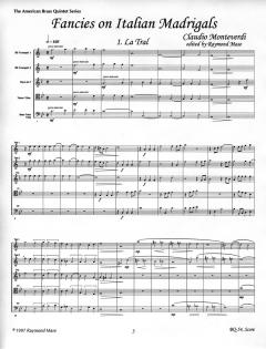 Fancies On Italian Madrigals 