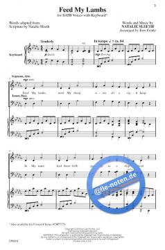 Feed My Lambs von Nathalie Sleeth 