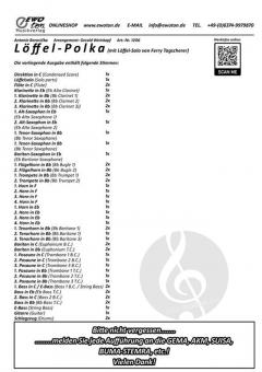 Löffel-Polka von Antonin Borovicka 