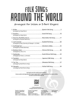 Folk Songs Around the World 