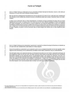 Hymn at Twilight von Philip Sparke 