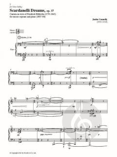 Scardanelli Dreams op. 37 von Justin Connolly 