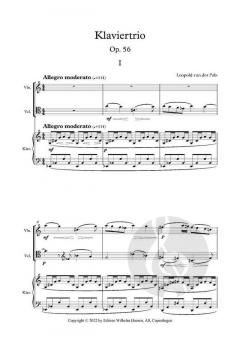 Piano Trio op. 56 von Leopold van der Pals 