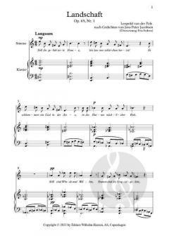 8 songs after poems by J. P. Jacobsen op. 65 