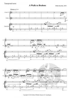 A Walk To Brahms von Britta Byström 