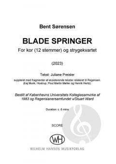 Blade Springer von Bent Sørensen 