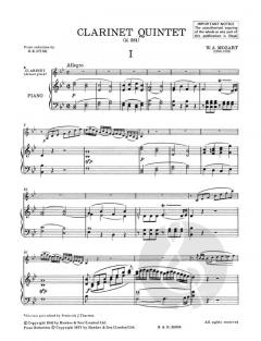 Klarinettenquintett A-Dur KV 581 von Wolfgang Amadeus Mozart 