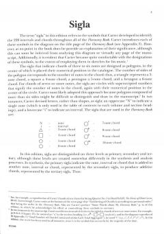 Harmony Book von Elliott Carter 