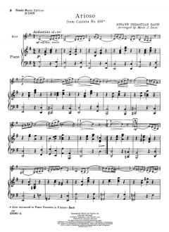 Arioso aus der Kantate BWV 156 von Johann Sebastian Bach 